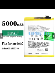 Battery for Oppo Realme C53/C67 NFC/C67 4G/C65 4G Mobile Phone Batteries Blpa17