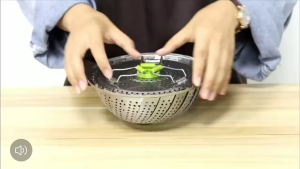 Stainless Steel Folding Steamer Food Basket Multi-function Retractable Drain Pan Steam Vegetable Basket 蒸笼蒸架蒸盘