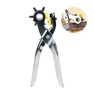 Tang Pembolong Ikat Pinggang 9 Inch Punch Plier Alat Membantu Melubangi Sabuk