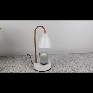 โคมไฟอุ่นเทียนออกแบบสวย โคมไฟละลายเทียนหอม ตั้งเวลา สำหรับห้องนอน โรงแรม สีขาว/สีดาว Candle warmer