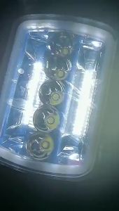 2PCS Jeep Headlights 24V 12V 5x7 LED Car Headlight Jeepney Accessories Lights L300 Headlamp Fog Light Car Headlight Jeepney Accessories Lights