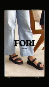 Belleza Fori Sandal Wedges Wanita Tinggi Sole 4 cm Sendal Tali Cewek Model Back Strap Terbaru Kekinian