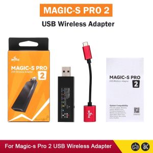 NEW For Mayflash Magic S Pro 2 USB Wireless Controller Joypad for Switch Pro / Fight Stick Gamepad Adapter for Xbox Series X/S