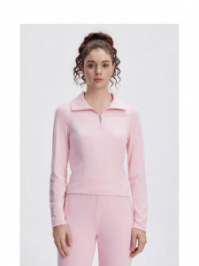 Juicy Couture | Energetic Spring Design Velvet Rhinestone Long Sleeve T-shirt