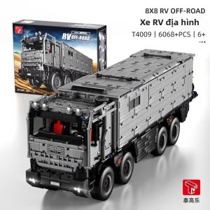 TAIGAOLE | Mô Hình Lắp Ráp Xe RV Điều Khiển Từ Xa Đồ Chơi Người Lớn
