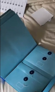 Portable Pocket Organ File Storage Bag Organize Letters Passports Photos Plans Office File Bag