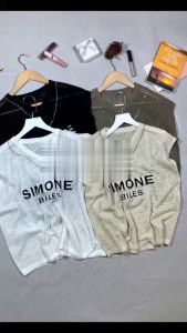 💥[A005] Áo len LƯỚI nữ Montoghi dệt kim SIMONE BILES tay hến cổ V Quảng Châu đi biển xinh xắn - L2M