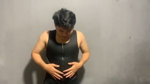 PENGIRIMAN CEPAT TaffSPORT Korset Pembentuk Badan Pria Waist Fat Burner Double Velcro MWL10 / korset pembentuk badan sispek sixpack body dada pria full / korset pengecil perut buncit pembakar lemak pelangsing full body