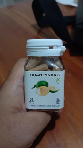 PROMO KAPSUL BUAH PINANG ISI (50 KAPSUL) - 100% ORIGINAL KAPSUL HERBAL PINANG TERMURAH