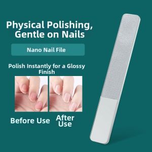 Heavy Duty Nail File For Thick Nails 4 Sided Stainless Steel Buffer