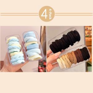 Cute Salt Blue Elastic And Durable Hair Tie