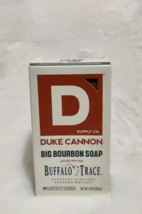 Duke Cannon Big Brick of Soap Bar for Men Big Bourbon Made w/Buffalo Trace (Charred Oak Barrel Scent) 10 oz