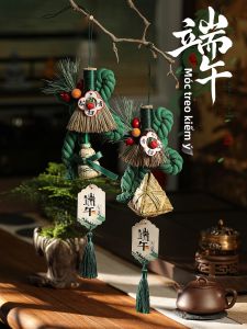 XIXIAOER | Túi thơm hình bánh bao dệt bằng tre sáng tạo quà tặng trang trí