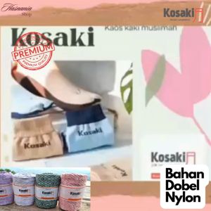 Kaus Kaki Premium Dobel Tumit KOSAKI Etniko Anti Nerawang Motif Timbul