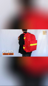 Ransel Jumbo Pet Care Emergency Kit Tas Perlengkapan Medis P3K Ransel Medical Bag
