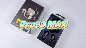Tai Nghe Bluetooth Không Dây PRO90 MAX Độ Trễ Thấp Màn Hình Kỹ Thuật Số Tai Nghe Thể Thao & Nghe Nhạc Có Mic Và Hộp Sạc
