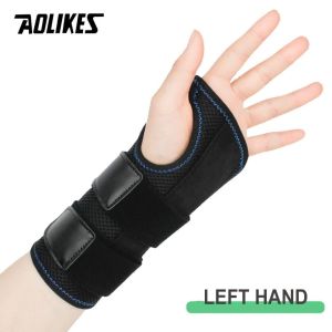 AOLIKES 1PCS Wrist Brace for Carpal Tunnel Relief Night SupportSupport Hand Brace with 3 StaysAdjustable Wrist Support Splint