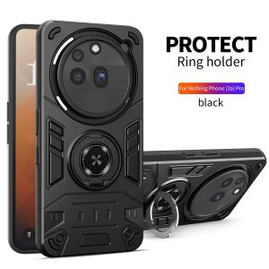 Compatible with Nothing3A Pro phone case Five Heroes rotating ring stand ZTE A55 magnetic A35 protective case h260709