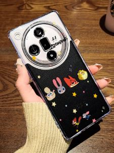 เคสโทรศัพท์มือถือฝังกลวงคุณภาพสูงลายการ์ตูนเมืองสัตว์ป่าสุดเก๋สำหรับ OPPOFINDX9/X8/X7/X6PRO/X5 เปลือกป้องกันน่ารักสำหรับผู้หญิง ลายจุด