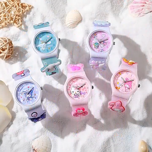 Jam Sanrio Analog Jam Tangan Anak Motif Karakter