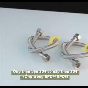 Dây cấp nước nóng lạnh inox cao cấp cho Bồn Cầu & Vòi rửa chén Nhà vệ sinh & Bếp