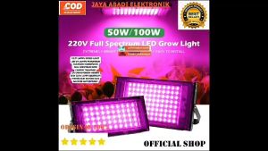 R27 V227 ORI LAMPU ULTRAVIOLET UV 50 WATT SOROT SUPER TERANG GROW LIGHT LED LAMP PENUMBUH TA