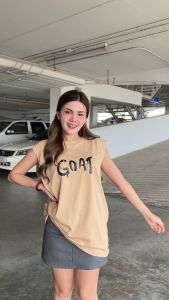 🌈SpinnyHouse🌈เสื้อแขนกุด ทรงโอเวอร์ไซต์ ผ้าคอตตอน 🧩 ผู้ชายก็ใส่ได้น้า ใส่ง่าย แต่งง่าย ใส่เที่ยว  รุ่น เสื้อแขนกุด A-045-3-A