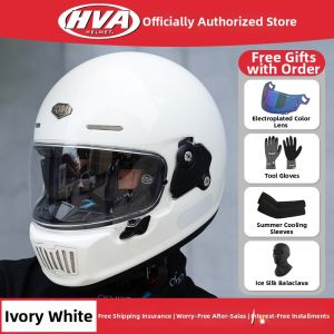 Vintage Four Seasons Full Face Bluetooth Motorcycle Helmet