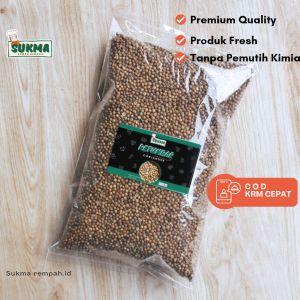 Ketumbar Asli Bersih Premium 1kg Alami Tanpa Pemutih - Coriander - Rempah Herbal Bumbu Masak Premium
