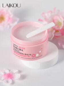 Laikou | LAIKOU Japan Sakura Makeup Cleansing Balm 100g All-In-One Cleanser Quick Melting Hydrating Smoothing Makeup Remover