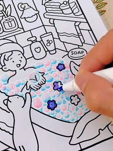 Girl Moments Coloring Book Educational Graffiti Painting Book Gift For Children Adult Relaxation Adorable Creepy Creatures Spooky Cutie Doodles Book