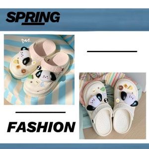 LHShoess พร้อมส่งจากไทย รองเท้าแตะหญิง สีคือน่ารักมากแม่ แถมจิ๊บบิทติดรองเท้าให้ด้วย คุ้มสุด วัสดุยางนิ่มน้ำหนักเบาใส่สบาย รองรับน้ำหนักเท้าได้ดี มีไว้สักคู่ไม่เอาท์น้าาา