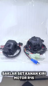 Holder Saklar Set Kiri Kanan Klakson Tombol Stater Sen Yamaha R15  V1 Old V2  2PK