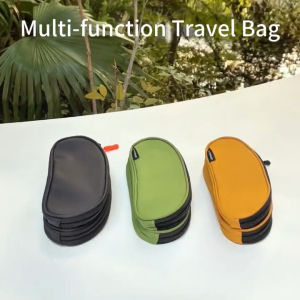 Glasses Storage Bag Double Layer Sunglasses Case with Hook Zipper Money Pouch Bag 收纳包 Organizer Beg Sarung Cermin Mata