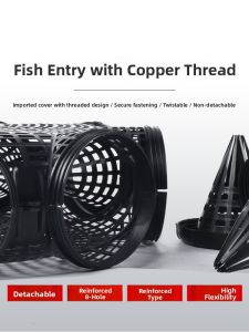 QIONGQI | 8-Hole Eel Trap with Reverse Mouth Fishing Tool