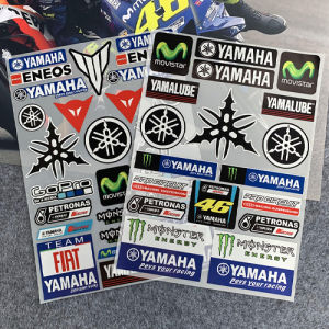 สติกเกอร์ติดถังโลโก้รถจักรยานยนต์แบบสะท้อนแสงไวนิล Mt 07 09 Yzf R3 R1 R6 Nmax Tracer Fz1 Fz6 Fz8 Raptor R15 Wr450f