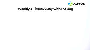 AUVON Weekly Pill Organizer 3 Times a Day Large Pill 7 Day with A PU Leather Bag Protabel Travel Pill Case Medication Reminder Daily Pill 3 Times a Day for Vitamins Fish Oils Supplements