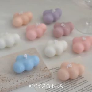 Cloud Aromatherapy Candle Room Creative Decoration Gift Cute Handmade Birthday Candle Photography Home Decoration