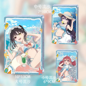 Date Battle Operation Summer Swimwear Sandflow Mahjong Stand Acrylic Anime Badge Collectible Model Toy Available in Stock