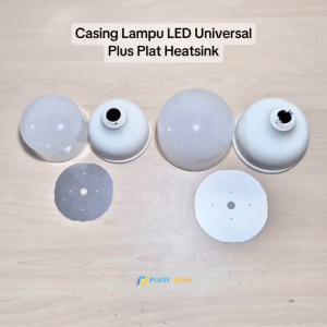 Casing Lampu LED 30 40 Watt Kapsul Universal Plus Plat Heatsink