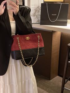 MY&FSNH | Túi Xách Dung Lượng Lớn Màu Sắc Retro