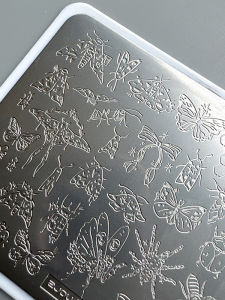 Fine Pattern Bee Butterfly Template Nail Art Transfer Plate Stamping Plate for Beauty Tools Chinese Origin XMQ Brand