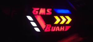 Lampu led rem variasi Mitsubishi T120ss lampu led stop T120ss vareasi  custom ( request nama)