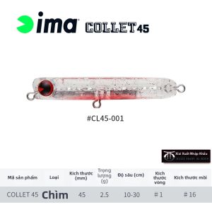 ima | Mồi Nhử Chìm Nhanh cho Cá Bасс và Cá Săn 4.2g