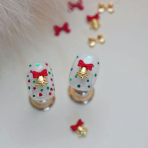 Mặt Dây Chuyền Thắt Nút Bướm Trang Trí Móng Tay Đỏ Mờ Pinkmolly Trang Trí Móng Tay Năm Mới Ngày Lễ Tình Nhân Trái Tim Trang Trí