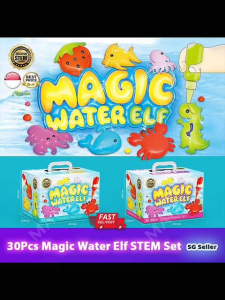 【SG Ready Stock】Magic Water Elf 30PCS DIY Set★Cute Sea Animal Magic Gel Toys✅Fun STEM Creativity Kit for Kids✅Perfect Gift✅Fast SG Delivery✅Christmas/Birthday Gift/Presents✅