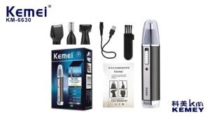Kemei | Kemei-6630 Nose Hair Trimmer For Nose Ear Cleaner Rechargeable Nose Trimmer Beard Trimer For Men Shaver Eyebrow Grooming Set
