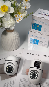 V380 Pro Dual Lens Security Camera 8MP HD Dual Screen CCTV WiFi IP Camera Human Detection Two Way Audio Night Vision Indoor Monitor One year warranty