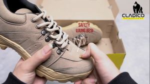 Sepatu Safety Cewek Ujung Besi Sefty Septy Kecil Lapangan Proyek Outdoor Touring Cladico Skyway