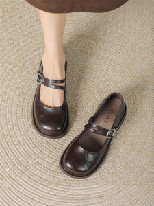 Josiny | Thick Sole Mary Jane Soft Bottom Matching Shoe